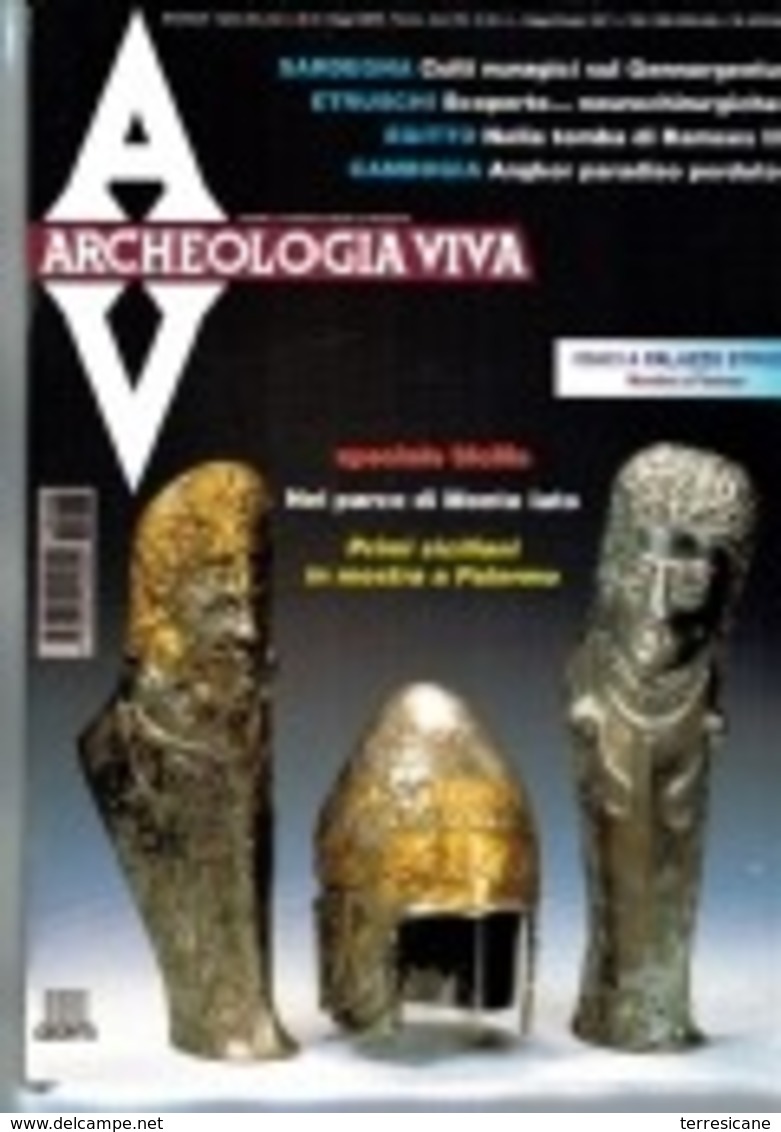 ARCHELOGIA VIVA 63/97 SPECIALE SICILIA SARDEGNA ETRUSCHI EGITTO CAMBOGIA - Altri & Non Classificati