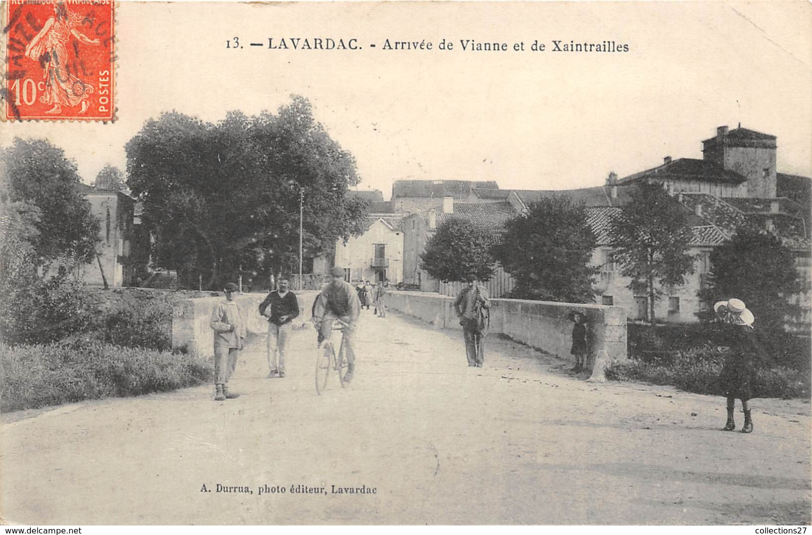 47-LAVARDAC- ARRIVEE DE VIANNE ET DE XAINTRAILLES - Lavardac