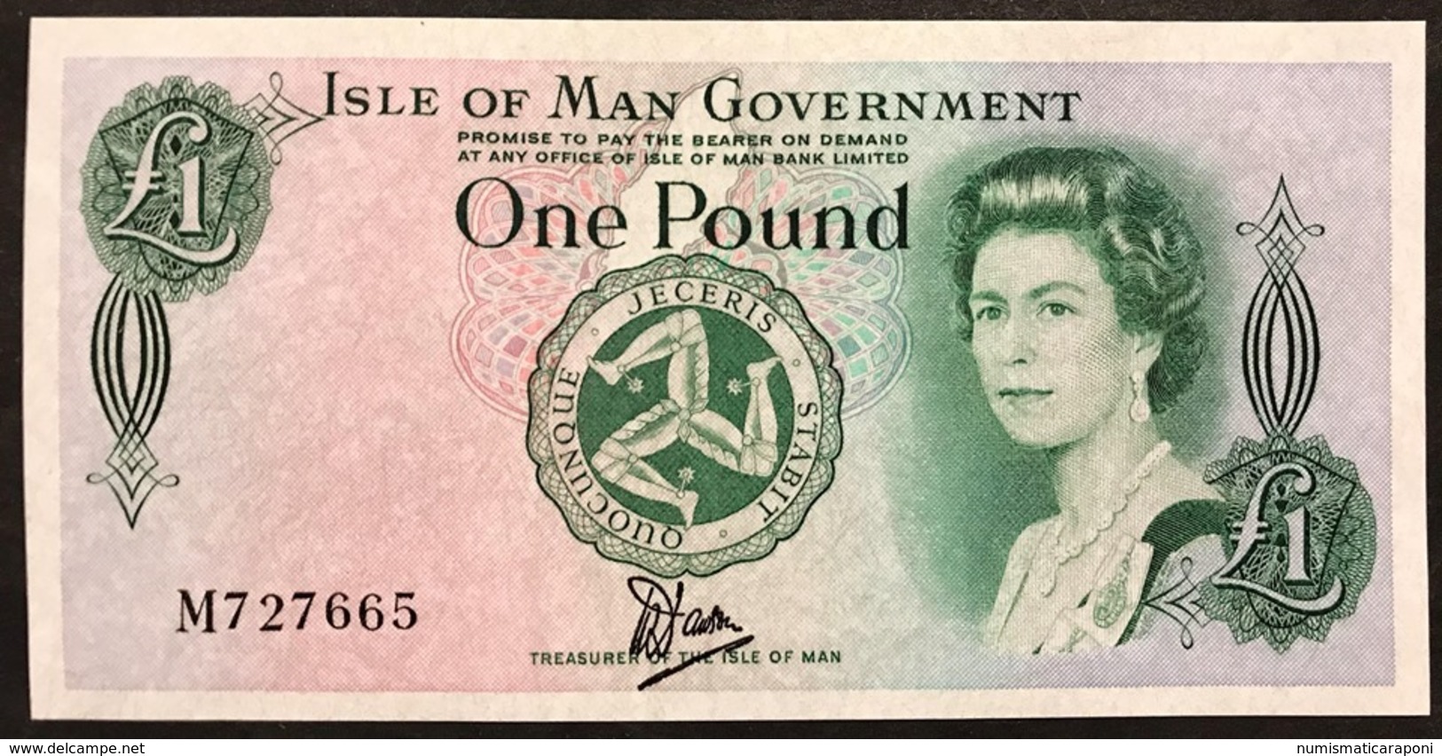 ISLE OF MAN 1 POUND 1983 Pick#38 Lotto.2925 - 1 Pound