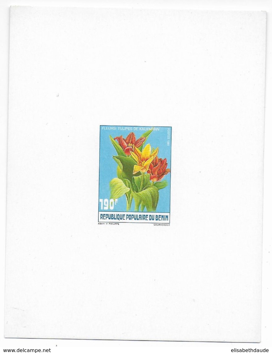 BENIN - YVERT N° 683 En EPREUVE DE LUXE -  FLEURS TULIPES - Benin - Dahomey (1960-...)