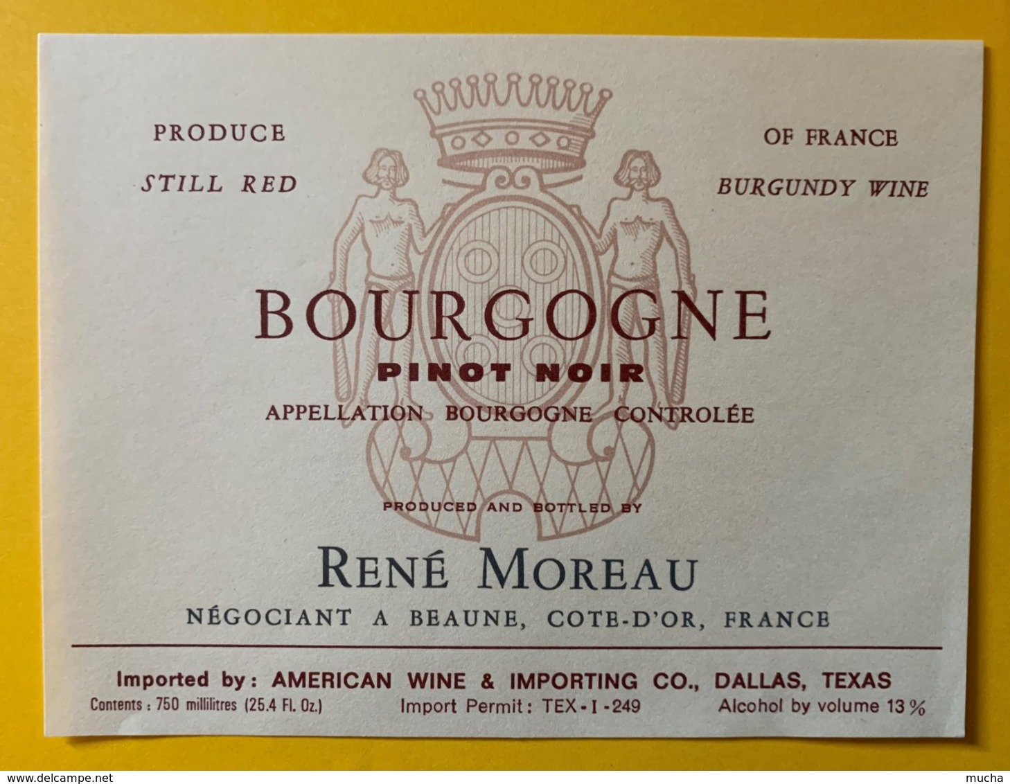 11903 - Bourgogne Pinot Noir René Moreau - Bourgogne