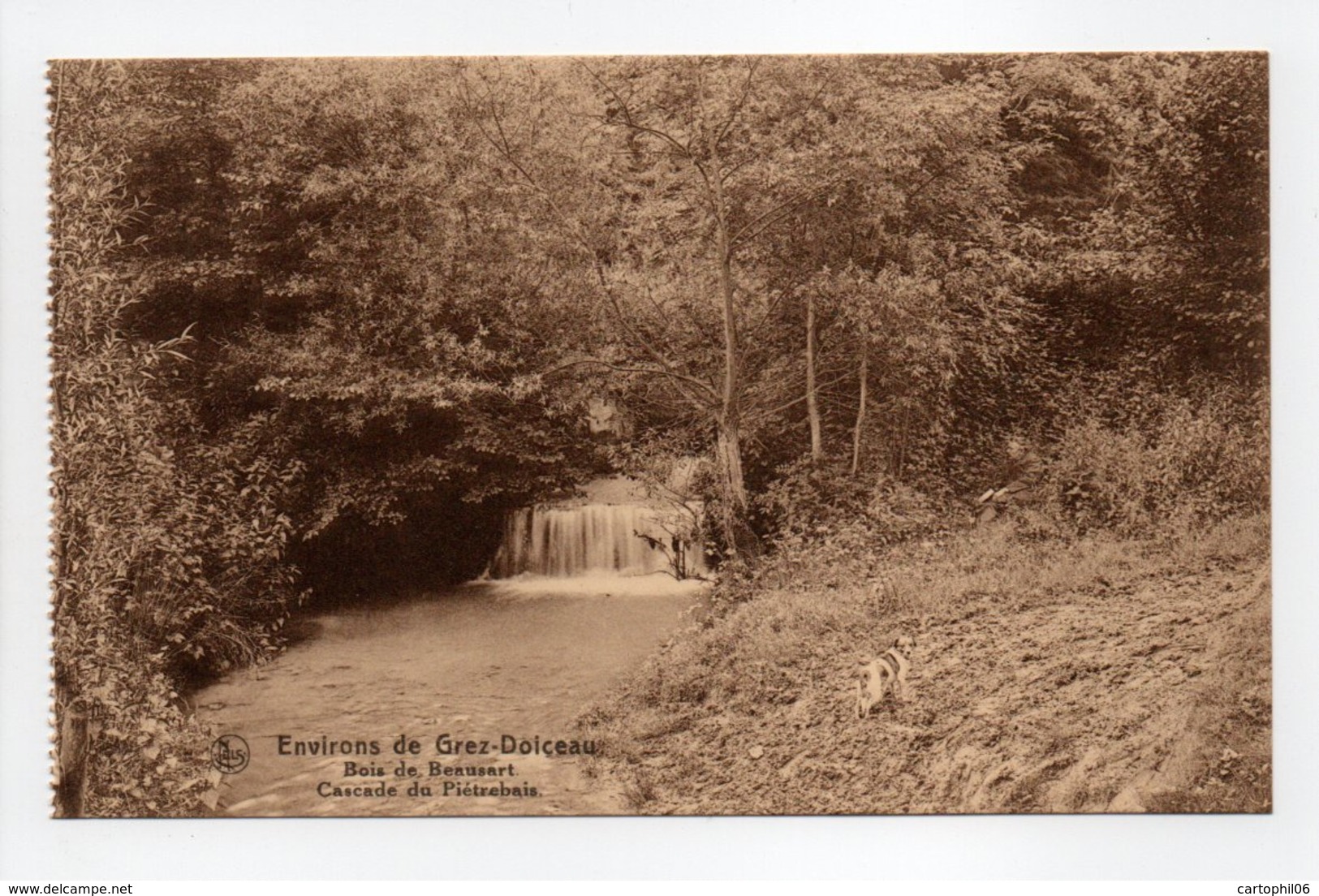 - CPA Environs De GREZ-DOICEAU (Belgique) - Bois De Beausart - Cascade Du Piétrebais - Imp. L. Michaux - Edition Nels - - Grez-Doiceau