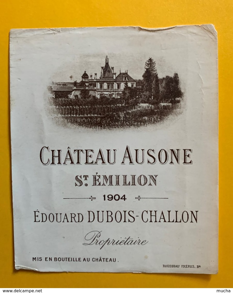 11907 -  Château Ausone 1904 Saint-Emilion - Bordeaux