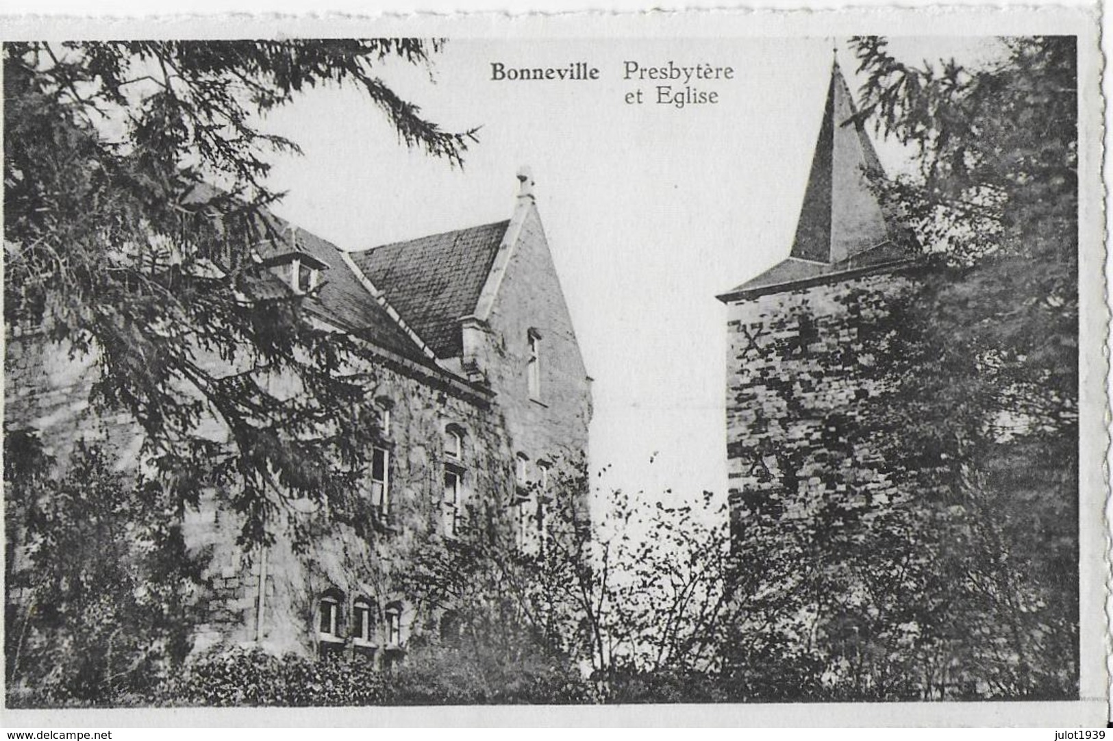 BONNEVILLE ..-- Eglise Et Presbytère . - Andenne