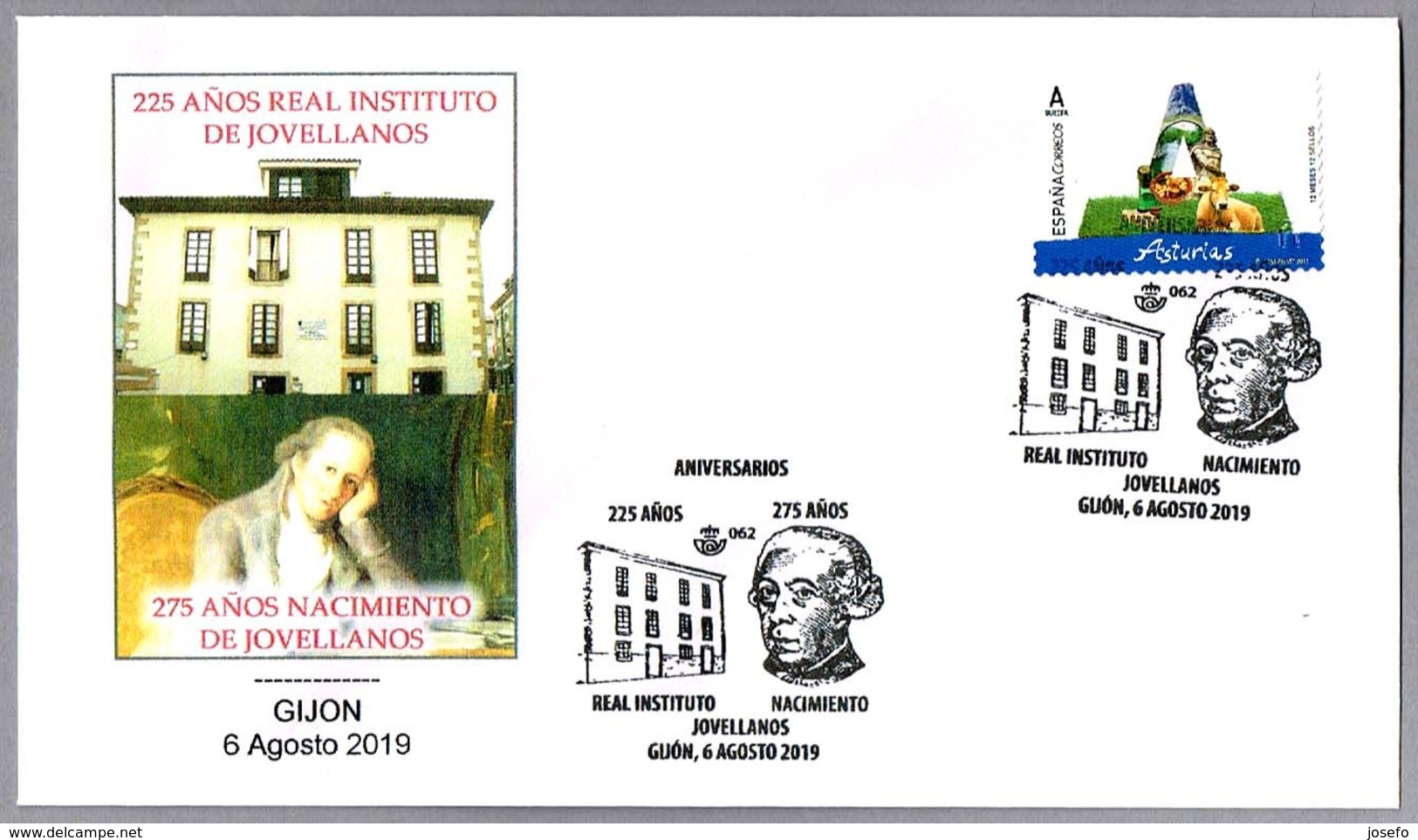 225 Años REAL INSTITUTO DE JOVELLANOS. Gijon, Asturias, 2019 - Otros & Sin Clasificación