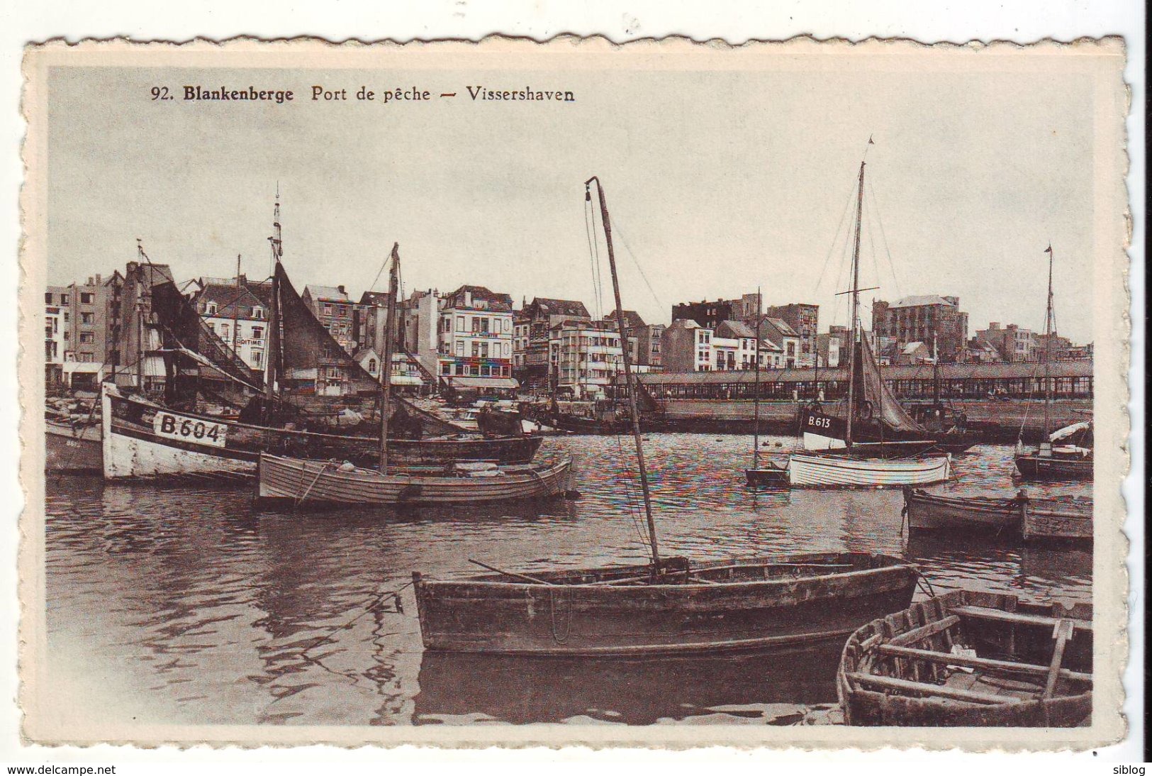 CPA - BLANKENBERGE - Port De Pêche - Vissershaven - Blankenberge