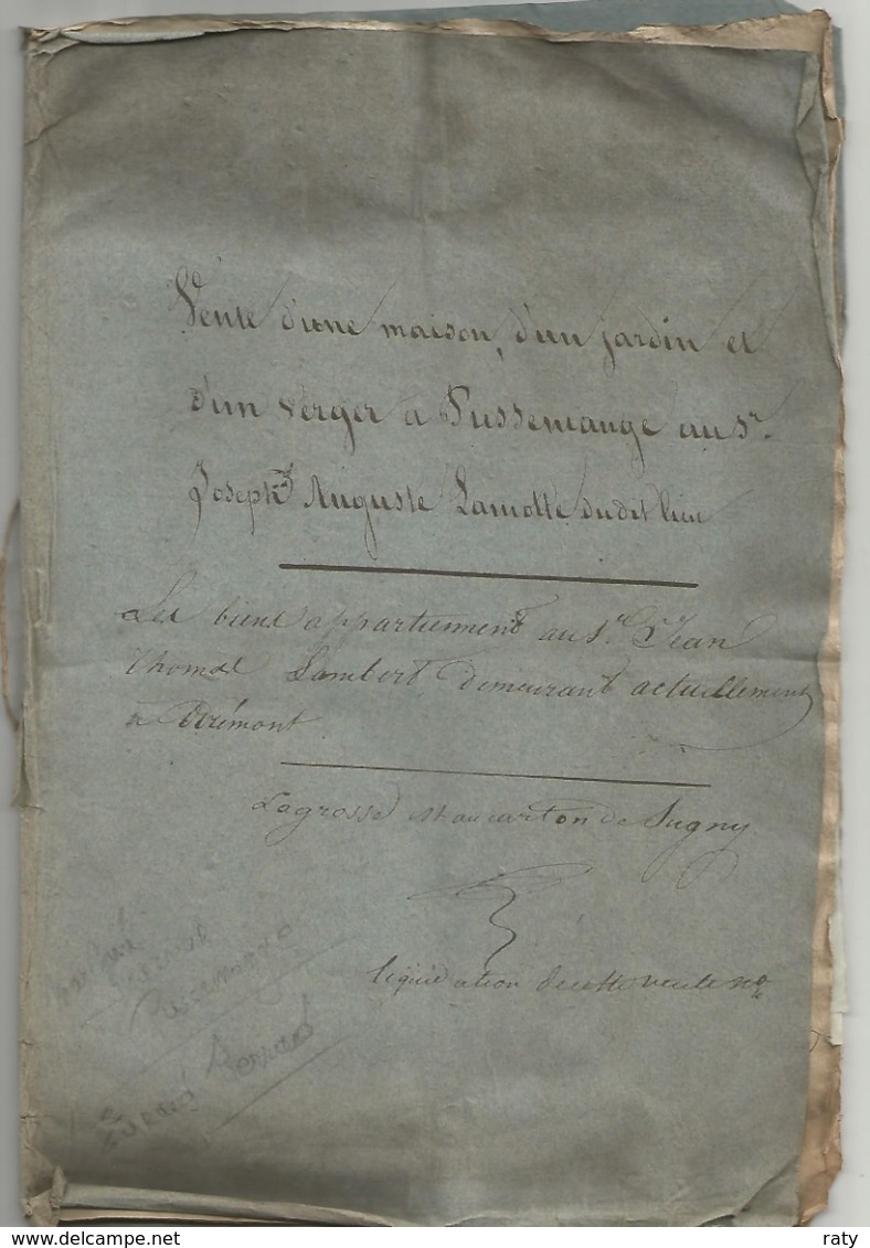 PUSSEMANGE- Sugny- Documents Historiques De 1837 Et 1838 Evrard - Pierrard. Marchant Brasseur-  Bière- Brasserie. - Documents Historiques