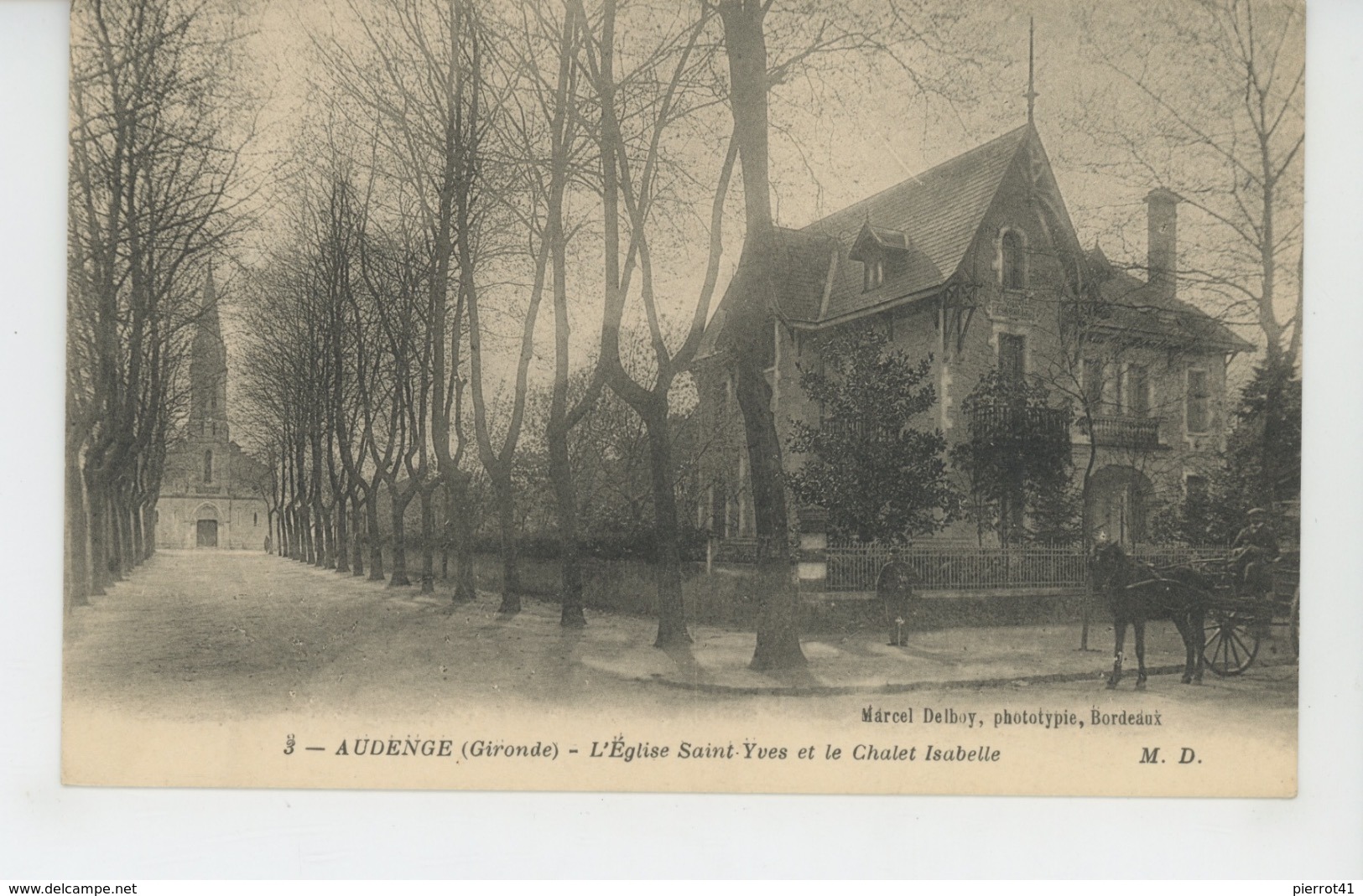 AUDENGE - L'Eglise Saint Yves Et Le Chalet Isabelle - Altri & Non Classificati