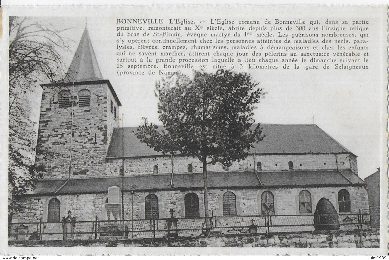 BONNEVILLE ..--  L' Eglise . - Andenne