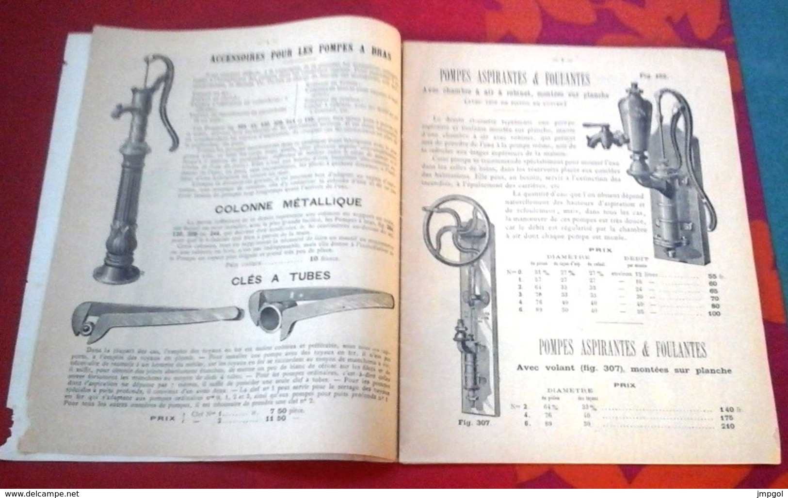 Catalogues 1894 Pompes TH. PILTER Rue Alibert Paris Pompes à Moteurs Pompes à Bras Pompes à Incendie Clôtures - Reclame