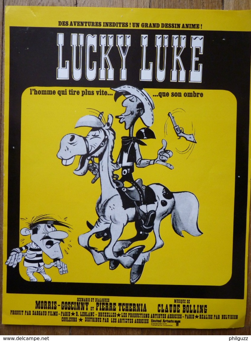 DOSSIER DE PRESSE FILM LUCKY LUKE - DAISY TOWN MORRIS ET GOSCINNY 1971 - Press Books