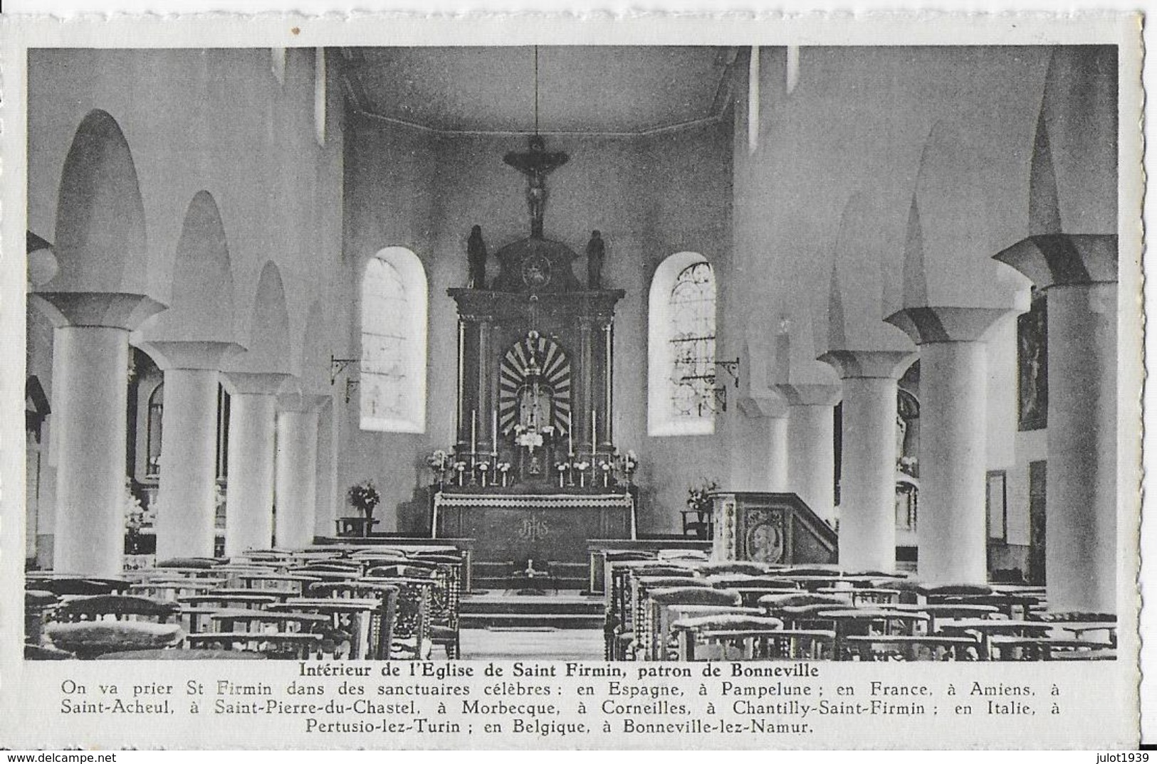 BONNEVILLE ..-- Intérieur De L' Eglise  SAINT-FIRMIN . - Andenne