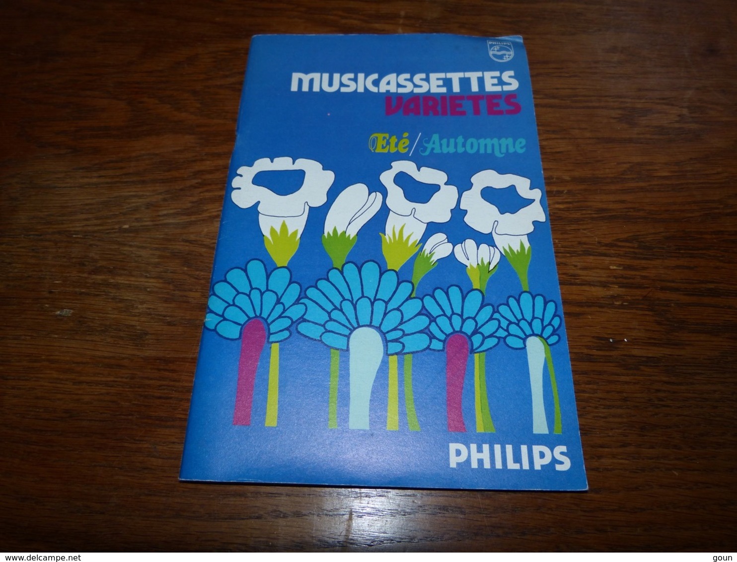 Catalogue Philips Musicassettes K7 Jacques Brel Status QUo Claude François Johnny Hallyday Genesis Etc Etc - Musica