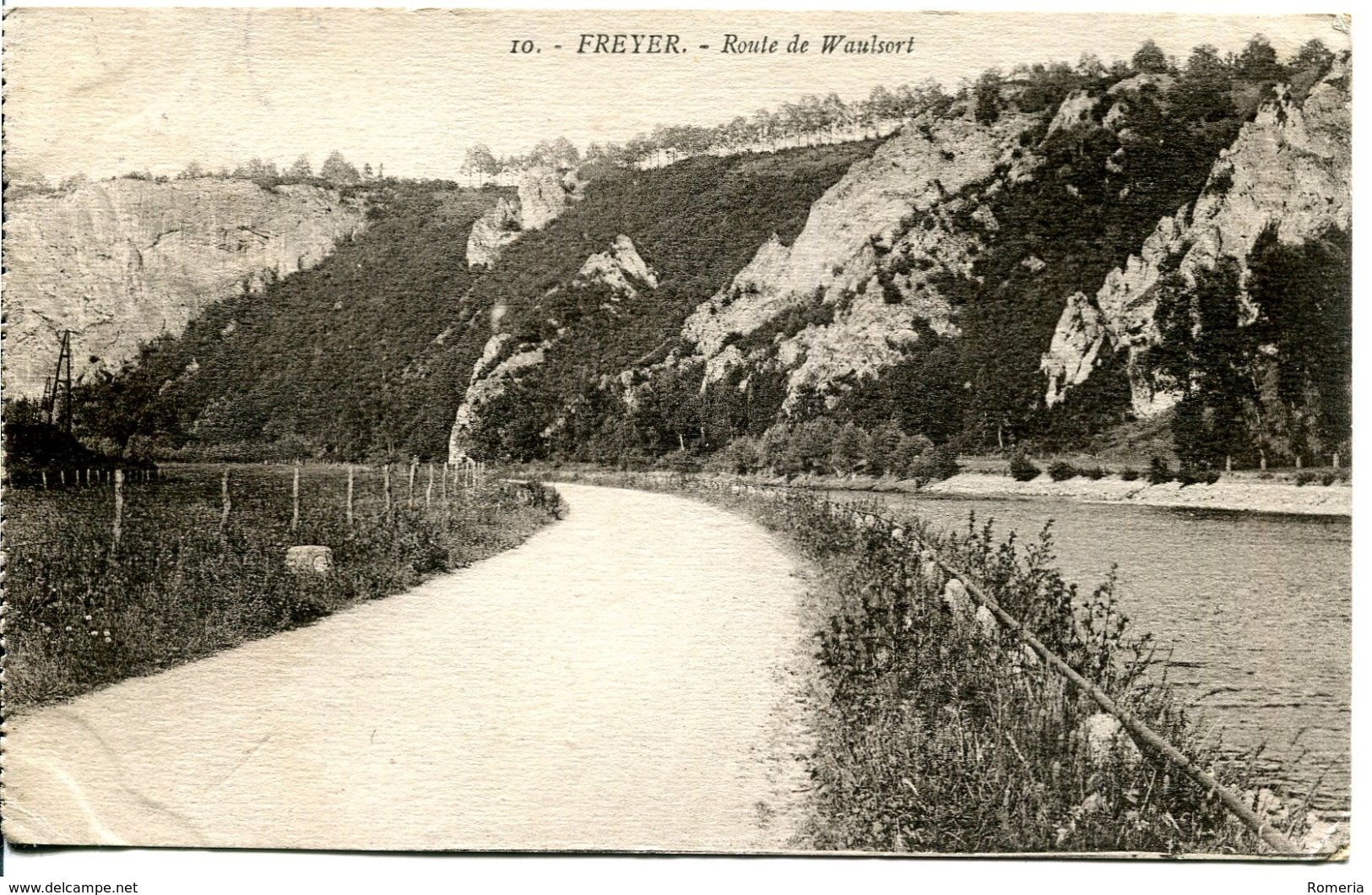 Belgique - Freyer - Route De Waulsert - Henri Georges Editeur Nº 10 - Ecrite, Timbrée - - Autres & Non Classés