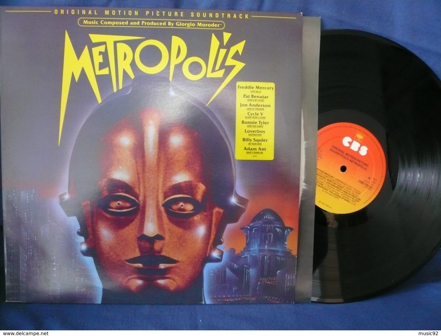 Moroder Giorgio Freddie Mercury (Queen) - Metropolis - Soundtracks, Film Music