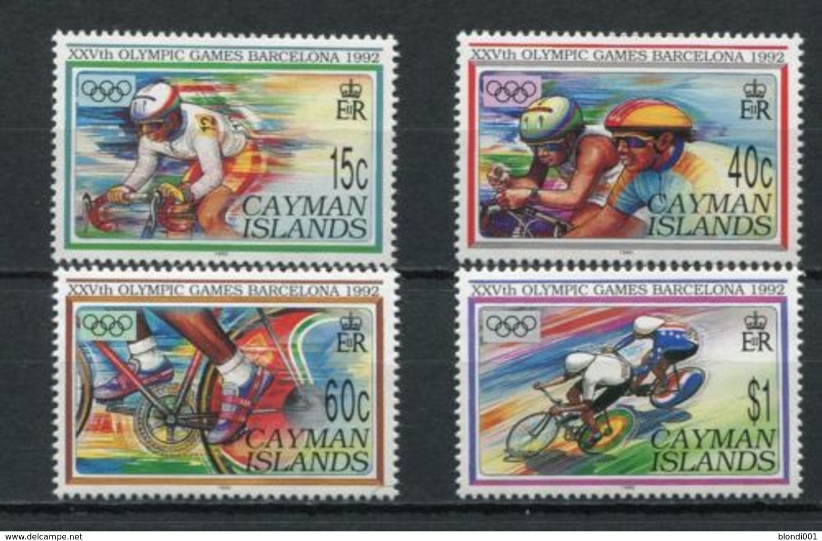 Olympics 1992 - Cycling - CAYMAN ISLANDS - Set MNH - Summer 1992: Barcelona