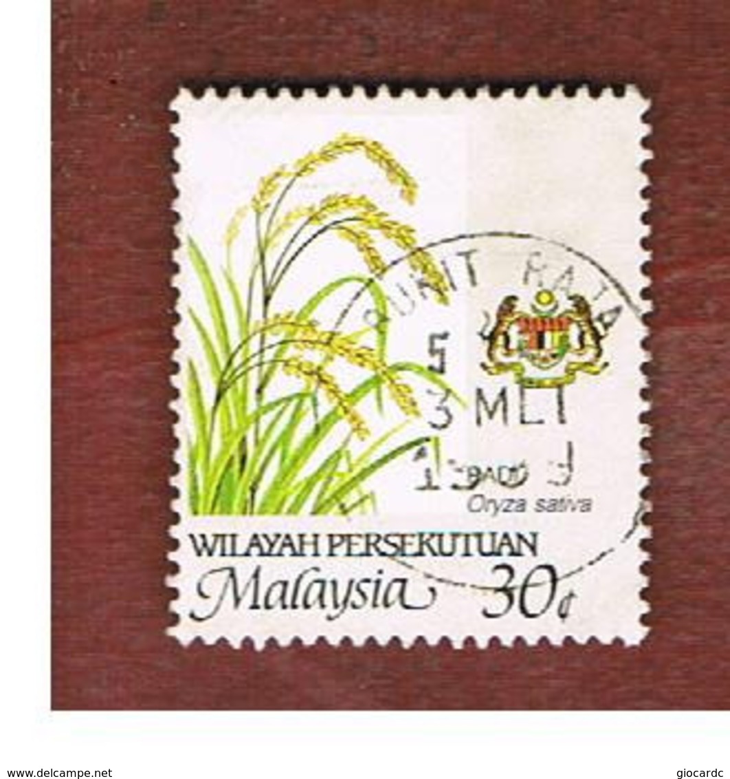 MALESIA WILAYAH PERSEKUTUAN (MALAYSIA)  -  SG K21  -   1986  RICE -  USED ° - Malesia (1964-...)