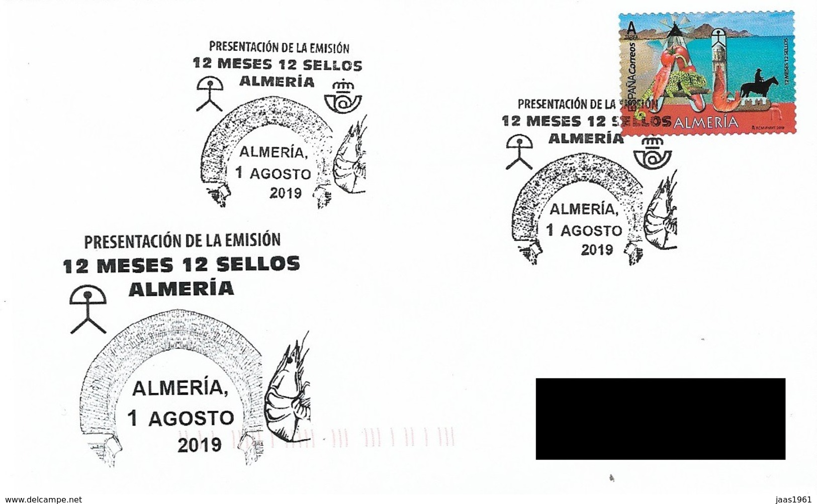 SPAIN. POSTMARK ALMERIA 2019 - Otros & Sin Clasificación