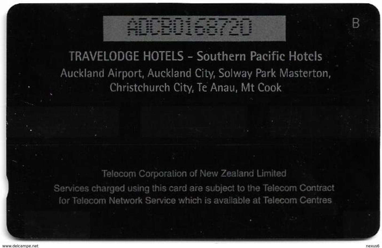 New Zealand - Advertising Cards - Hotels - Auckland Airport & Te Anau, 1993, 5$, 7.500ex, Used - New Zealand