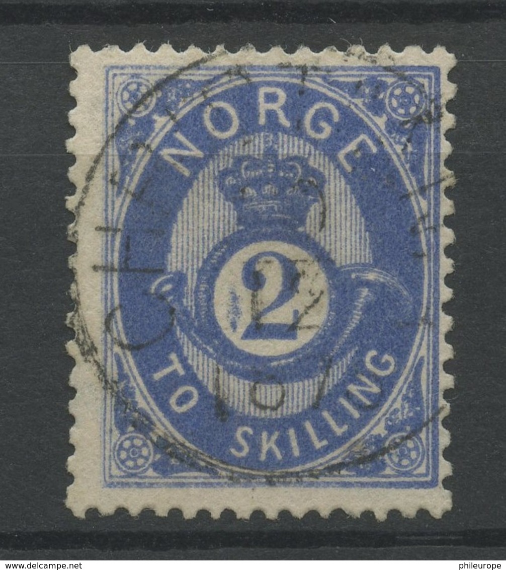 Norvege (1871) N 17 (o) - Usati