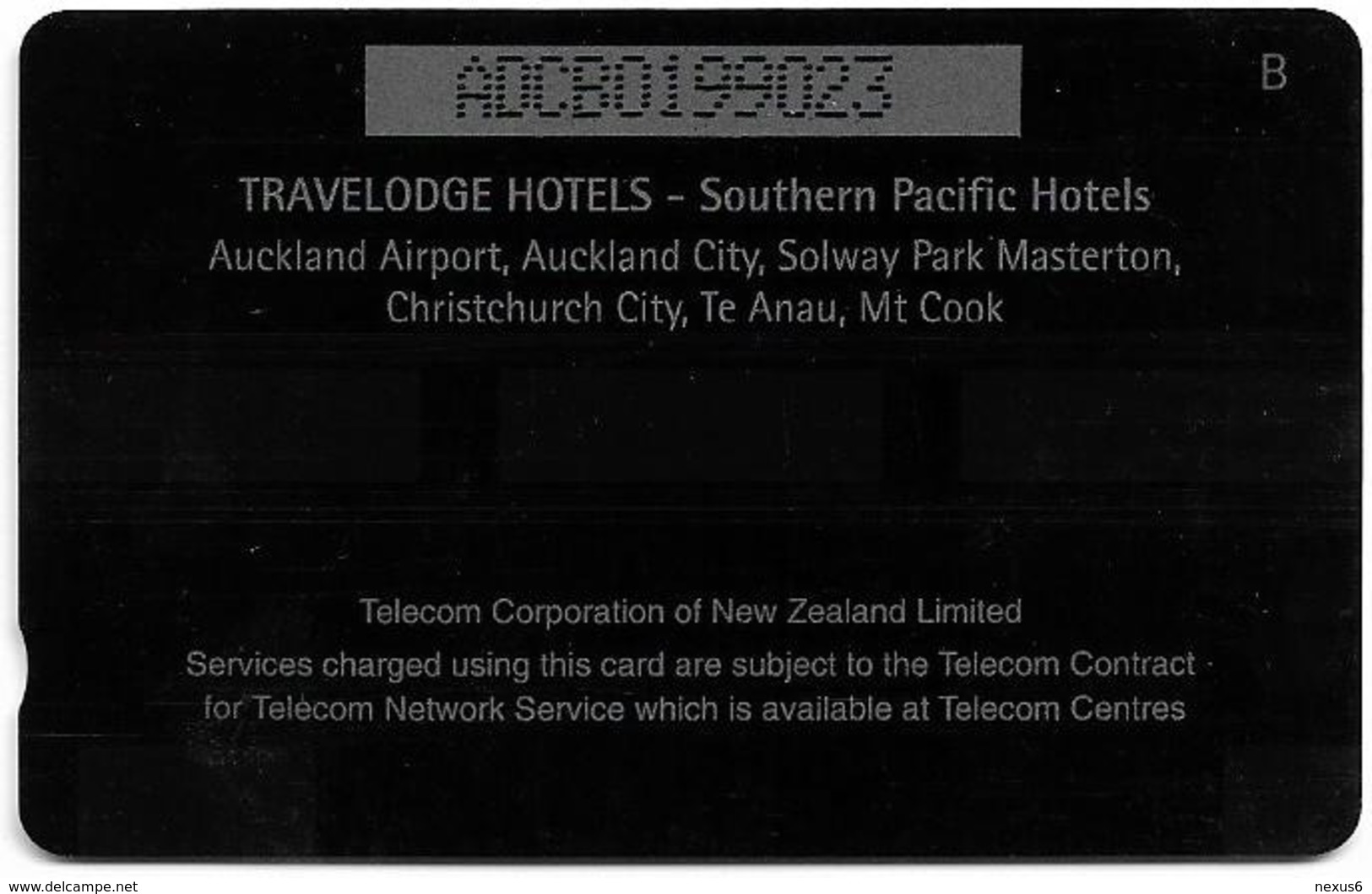 New Zealand - Advertising Cards - Hotels - Mt Cook & Auckland City, 1993, 5$, 9.000ex, Used - New Zealand