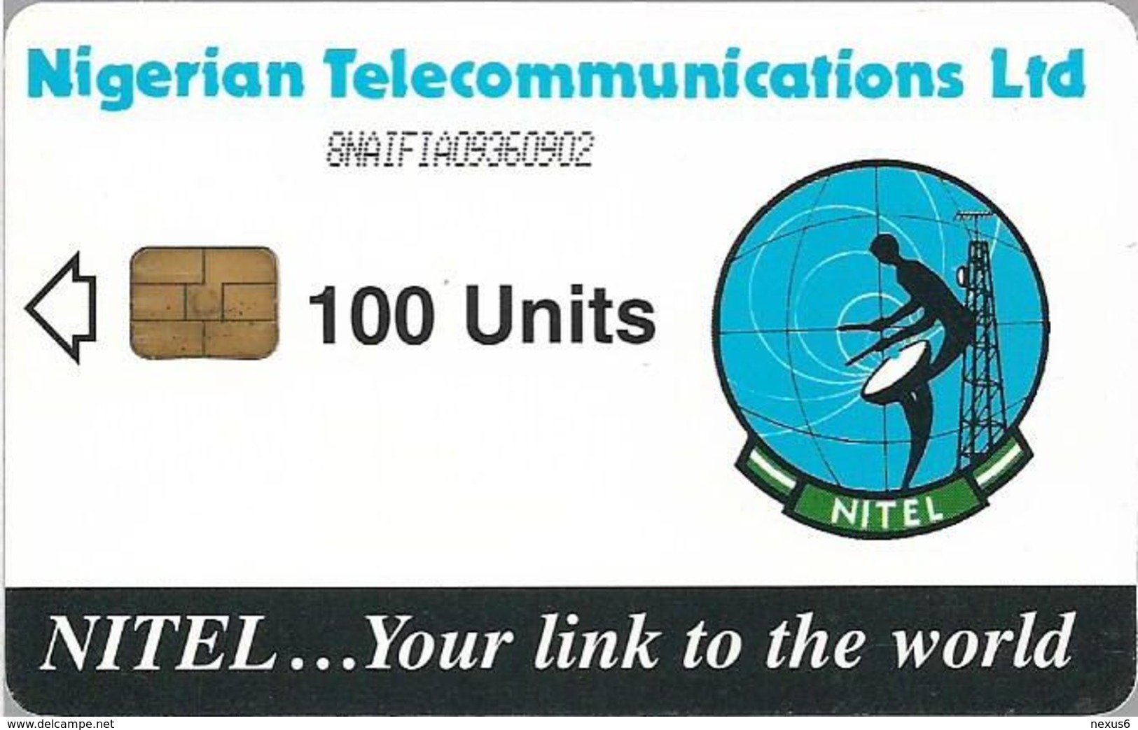 Nigeria - Nitel - Earth Station, Cn. 8NAIFIA, 100Units, Used - Nigeria