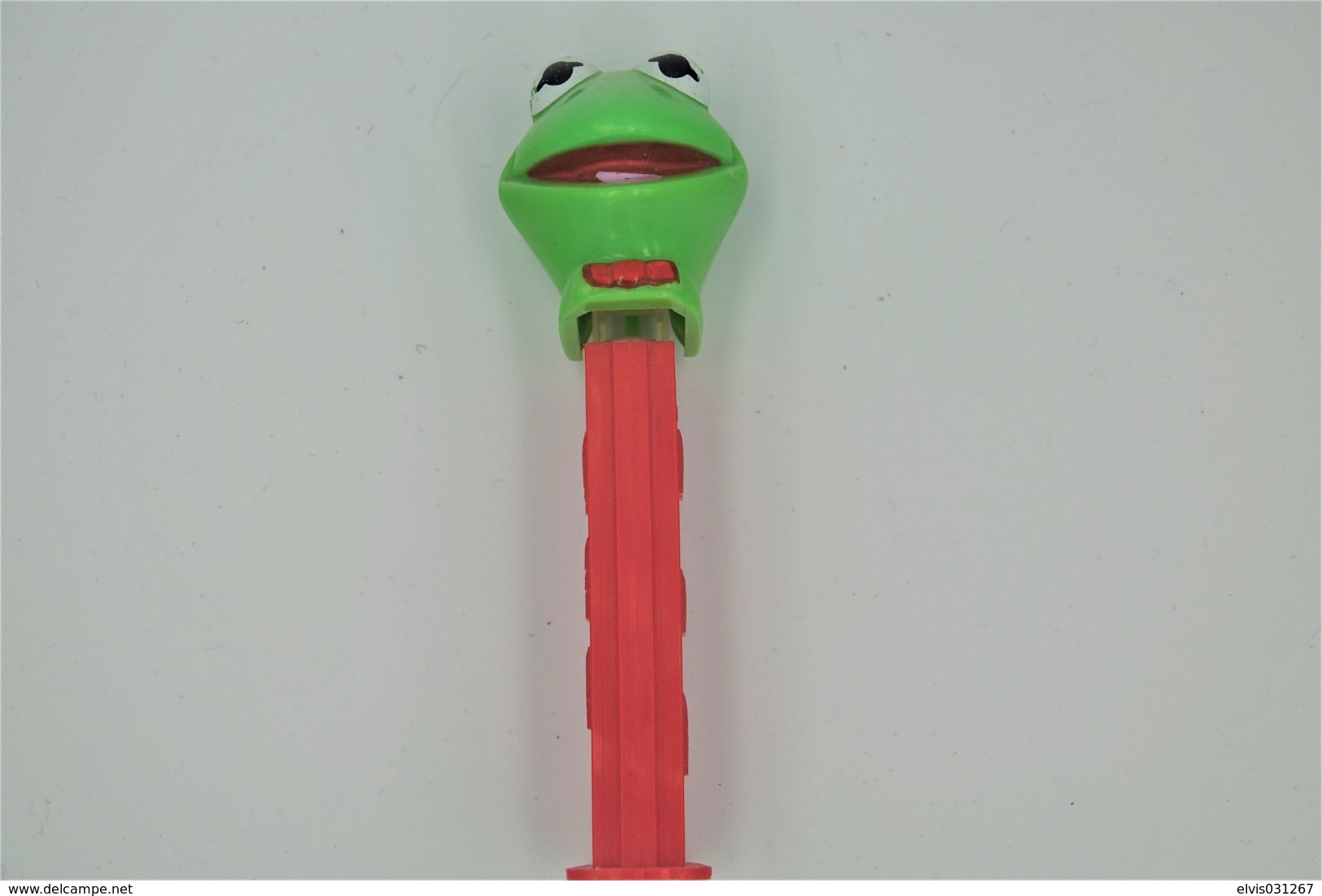 Vintage PEZ DISPENSER : KERMIT THE FROG - HA! Muppets Muppet Show - 1991- Us Patent Austria Made L=11cm - Figuren