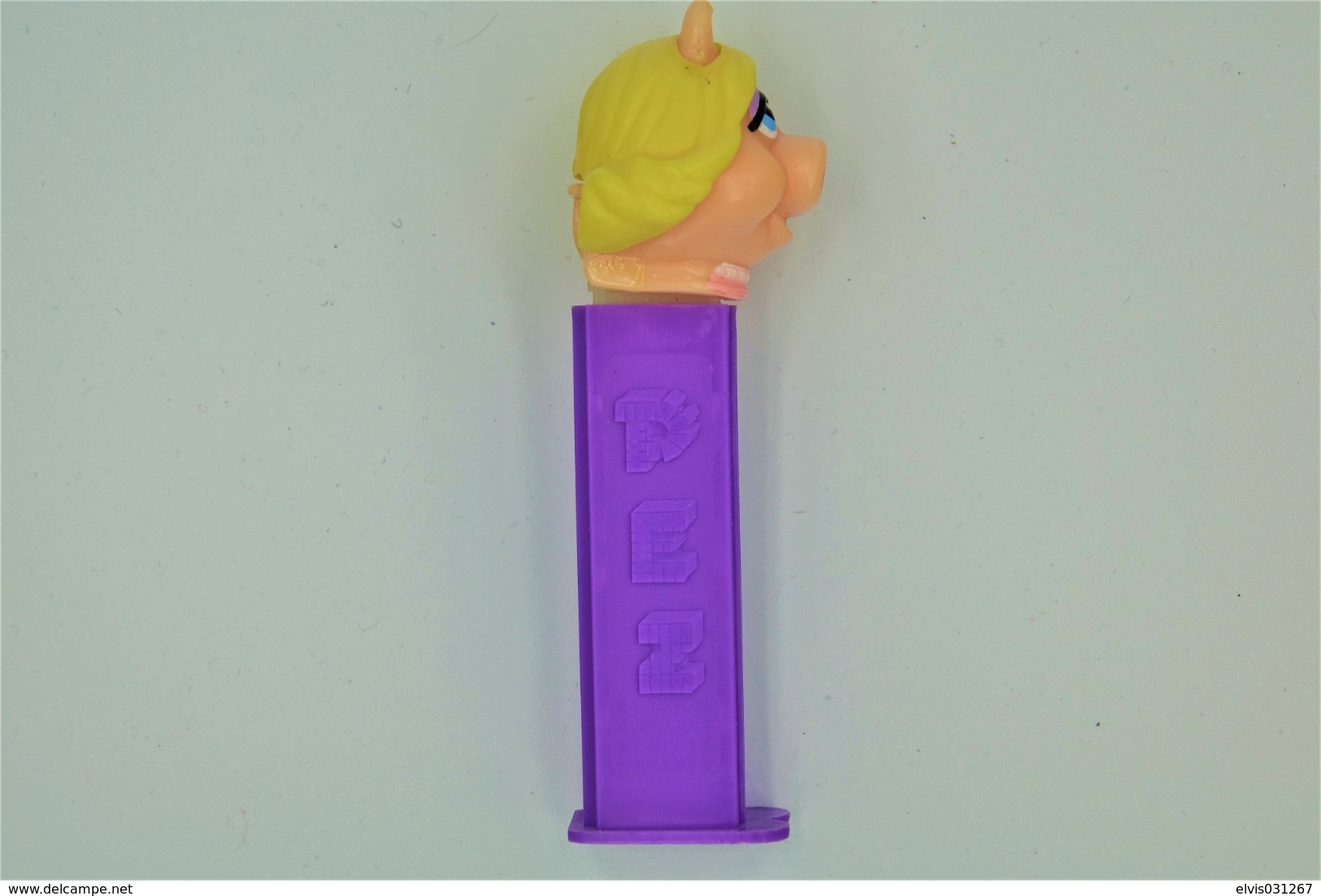 Vintage PEZ DISPENSER : MISS PIGGY - HA! Muppets Muppet Show - 1991- Us Patent Austria Made L=11cm - Figurines