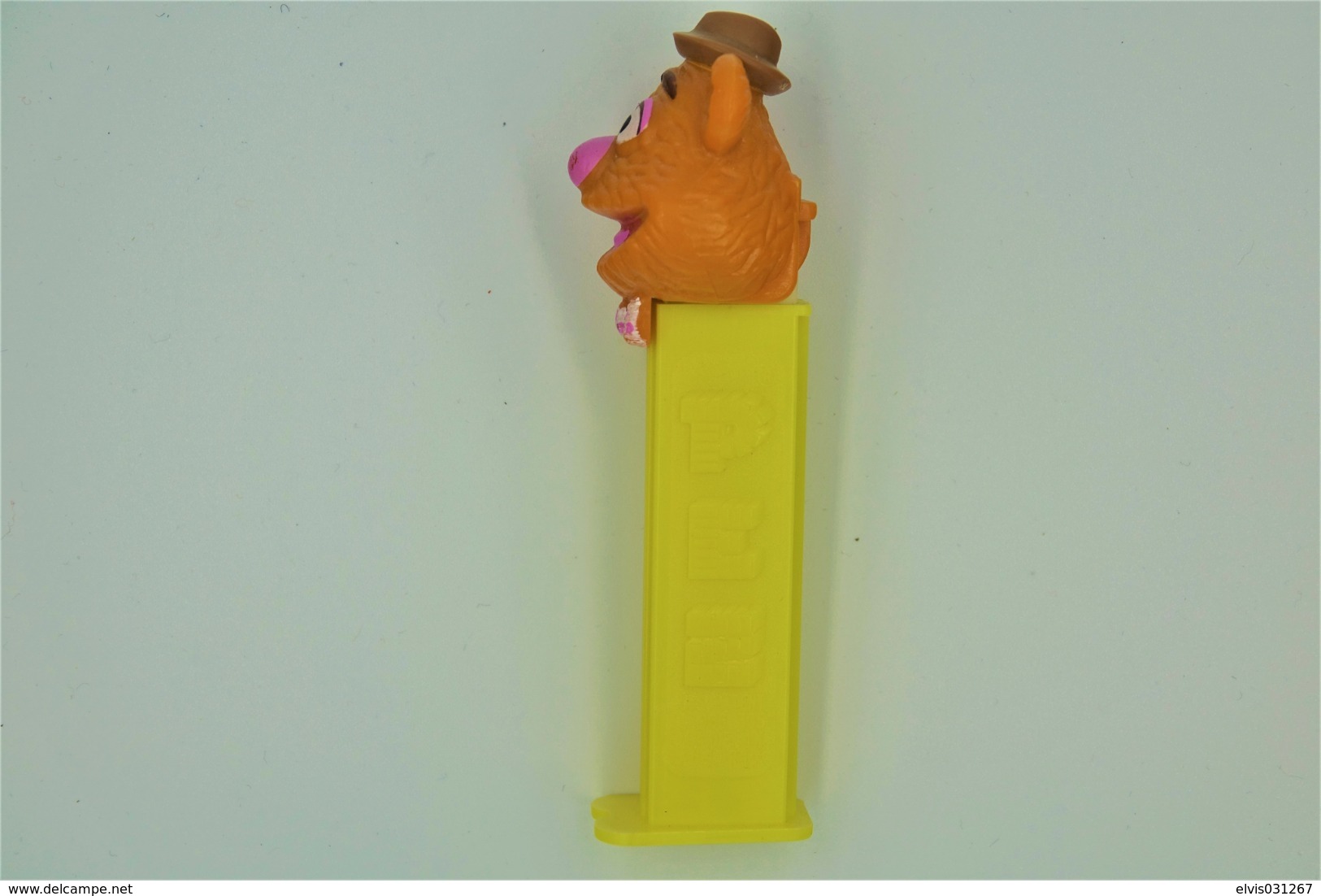 Vintage PEZ DISPENSER : FOZZY BEAR - HA! Muppets Muppet Show - 1991- Us Patent Austria Made L=11cm - Figurines