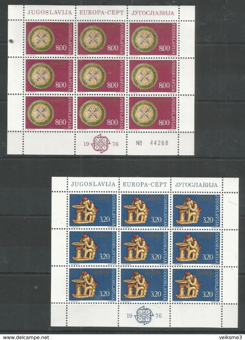 9x YUGOSLAVIA - MNH - Europa-CEPT - Art - Nudes - 1976 - 1976