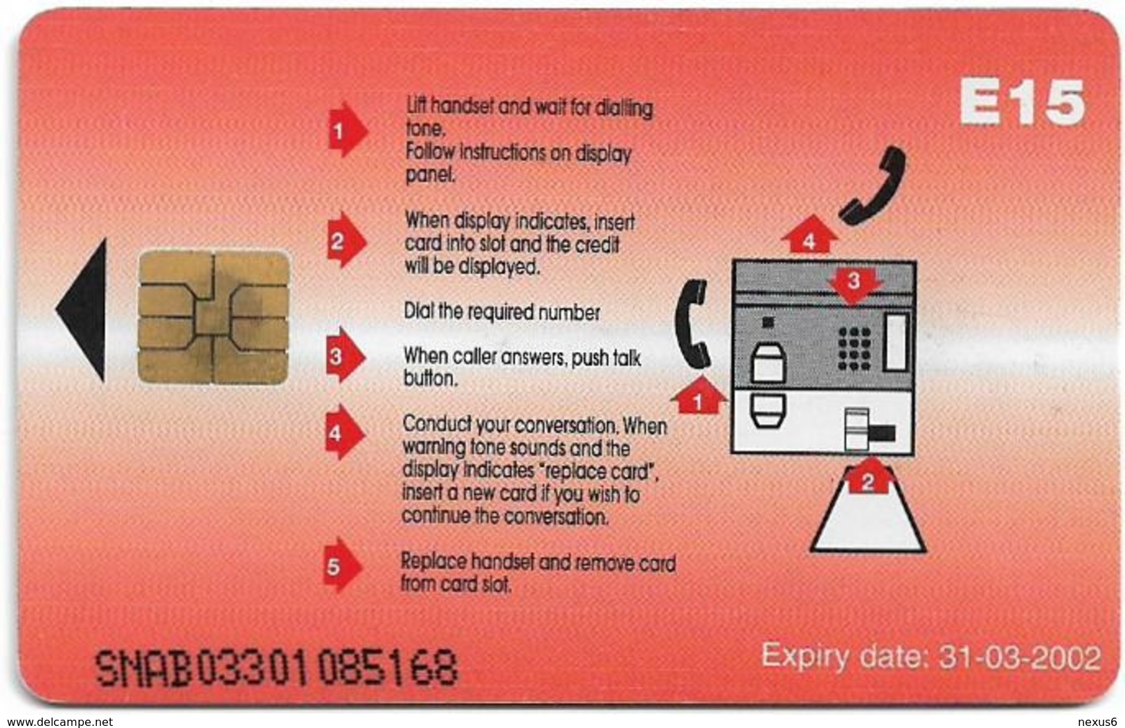 Swaziland - Swazitelecom - Against Aids, Chip Solaic 03, 15E, Exp.31.03.2002, Used - Swaziland