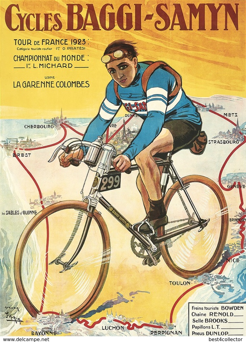 @@@ MAGNET - Baggy-Samyn Tour De France 1923 - Advertising