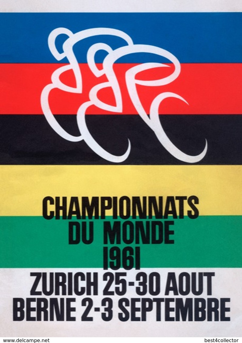 @@@ MAGNET - Championnats Du Monde 1961, Cycle Race - Advertising