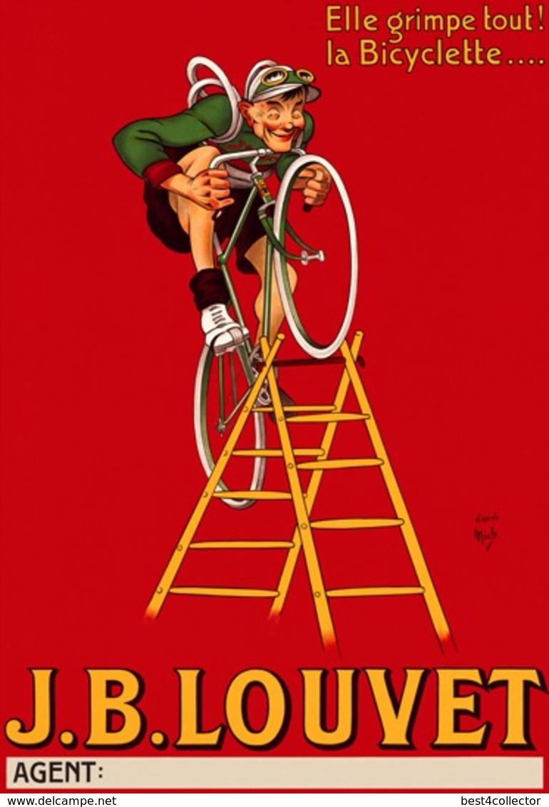 @@@ MAGNET - J.B. Louvet Bicycle - Advertising