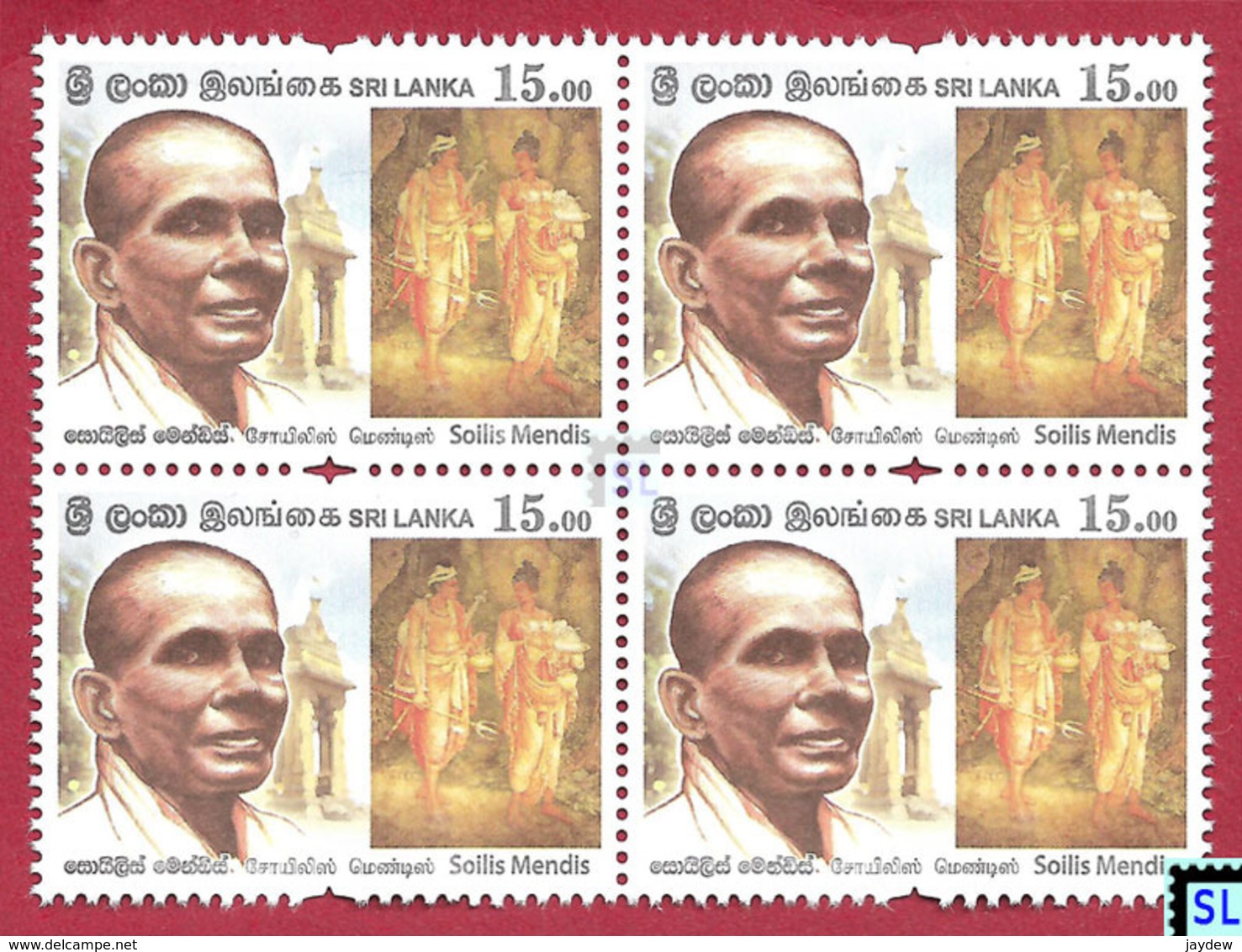 Sri Lanka Stamps 2019, Soilis Mendis, Art, Buddha, Buddhism, MNH - Sri Lanka (Ceylon) (1948-...)