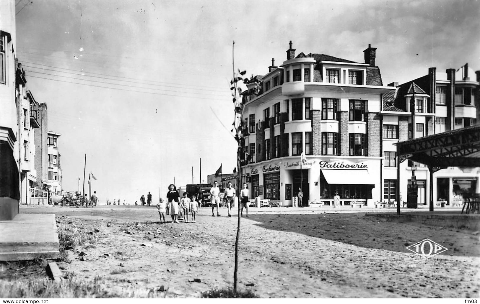 Bray Dunes TOP 77 Café Patisserie Publicité Martini Dubonnet Picon - Bray-Dunes