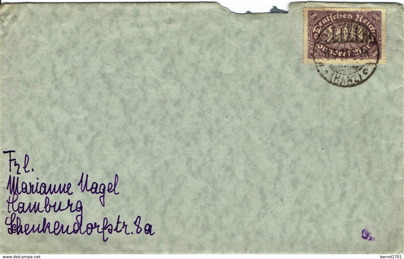 Deutsches Reich - Umschlag Echt Gelaufen / Cover Used (A852) - Briefe U. Dokumente