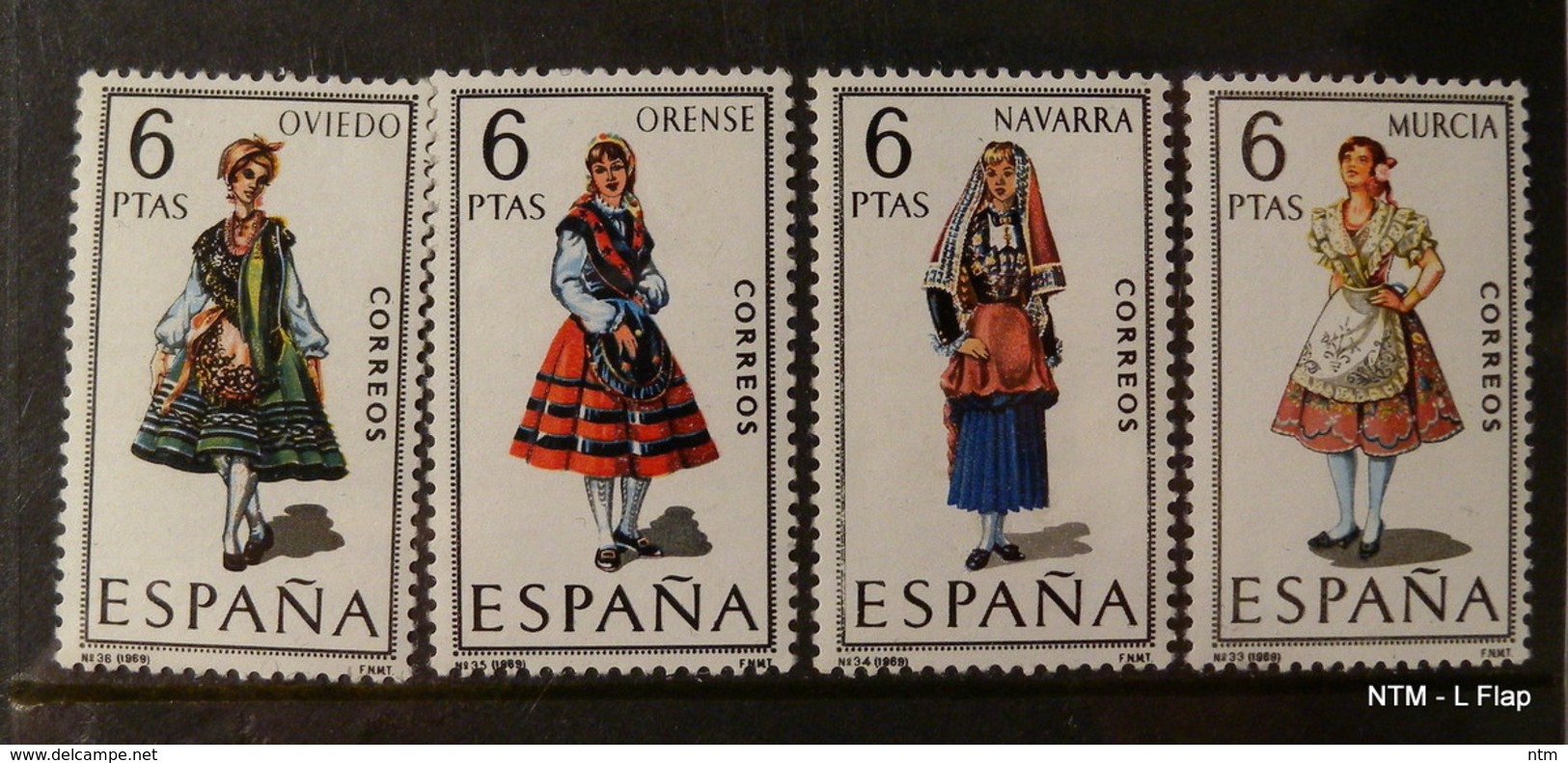 SPAIN 1967-1971. Provincial Costumes. 53 stamps.