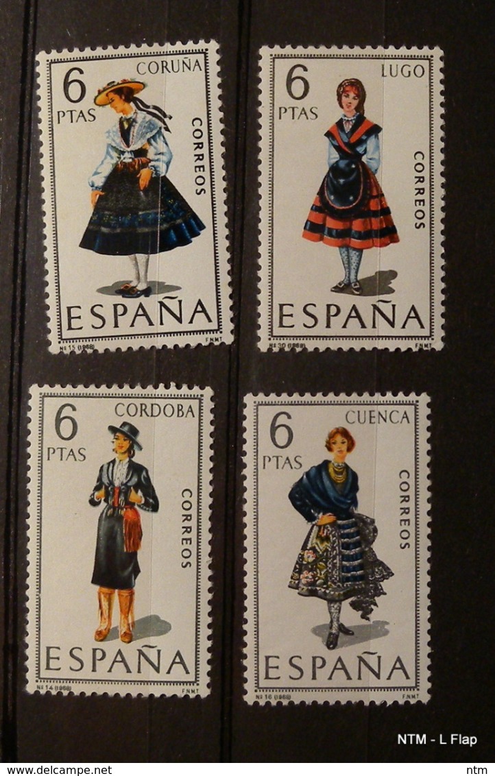 SPAIN 1967-1971. Provincial Costumes. 53 stamps.