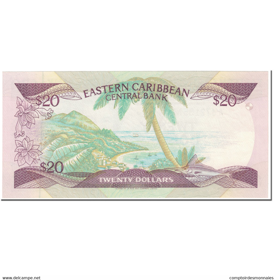 Billet, Etats Des Caraibes Orientales, 20 Dollars, 1988-93, Undated (1988-93) - Ostkaribik