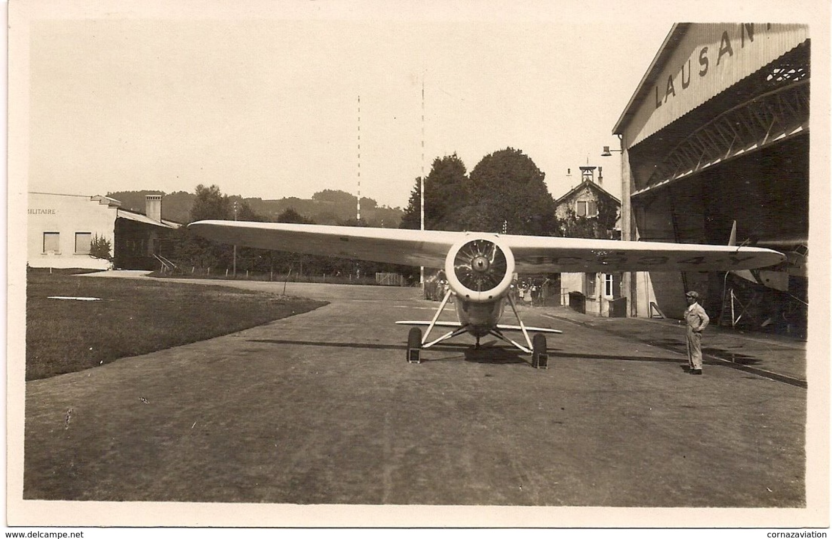 Aviation - Avion Lokheed-Vega - Lausanne-Blécherette - Rare - Lot De 2 Cartes - 1919-1938: Entre Guerres