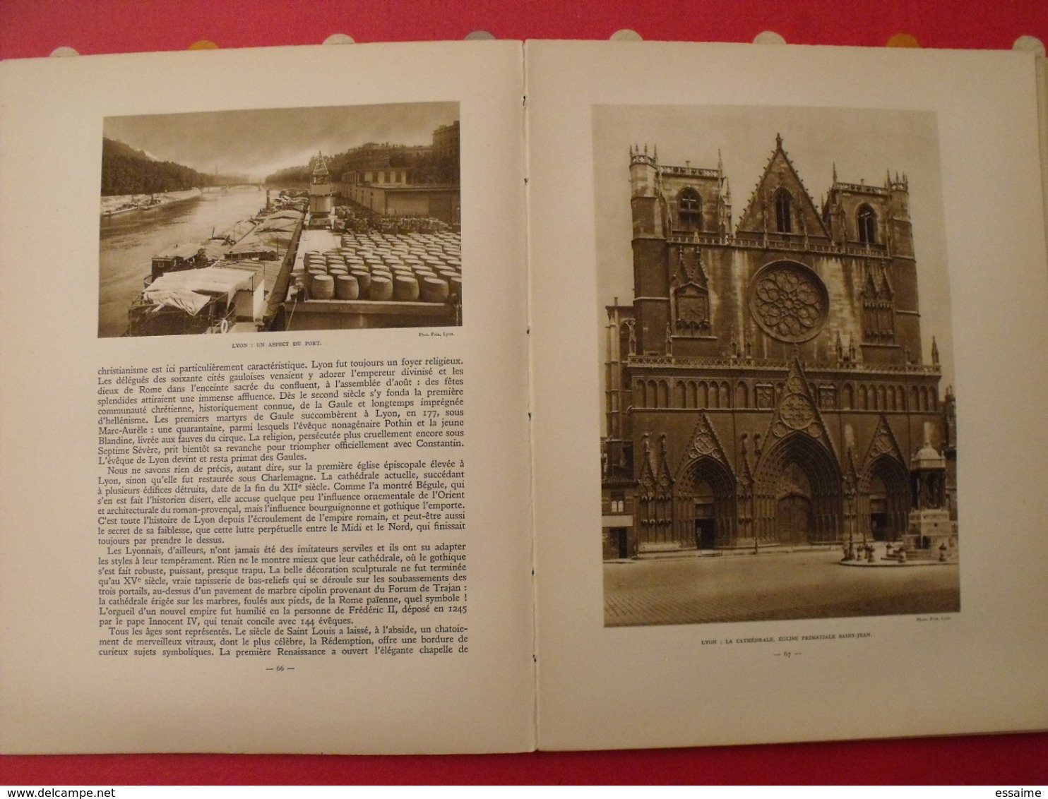 le Rhône des Alpes à la mer. Albert Dauzat. Alpina Paris 1928. exemplaire numéroté.