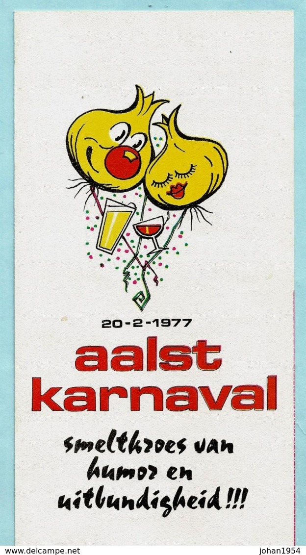 AALST - CARNAVAL 1977/1979/1980 (programma) + Aftelkalender Carnaval 1997 + Carnavalstoet 1979 (deelnemerslijst) - Carnival