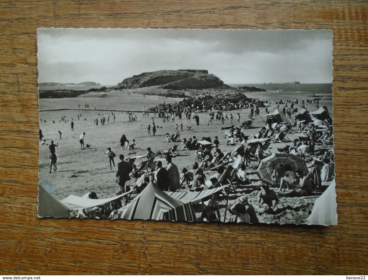 Saint-malo, Plage De" Bon Secours " Et Le Grand Bey "" Carte Animée "" - Saint Malo