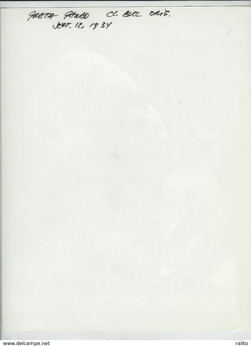 GRETA GARBO Portrait 1934 Grande Photo Par CLARENCE SINCLAIR BULL (1896-1979) - Célébrités