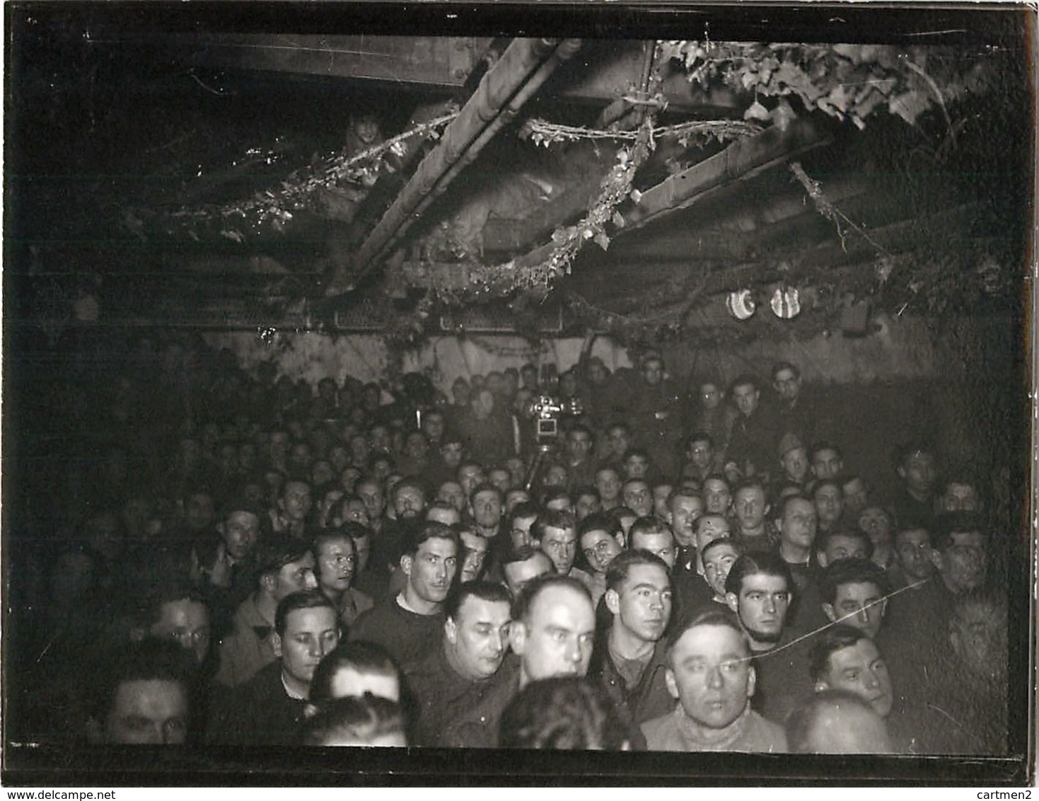 " CENSURE MILITAIRE " LIGNE MAGINOT LA MESSE DE NOËL MEUSE MOSELLE BLOCKHAUS BUNKER SERVICE CINEMATROGRAPHIQUE ARMEE - War, Military