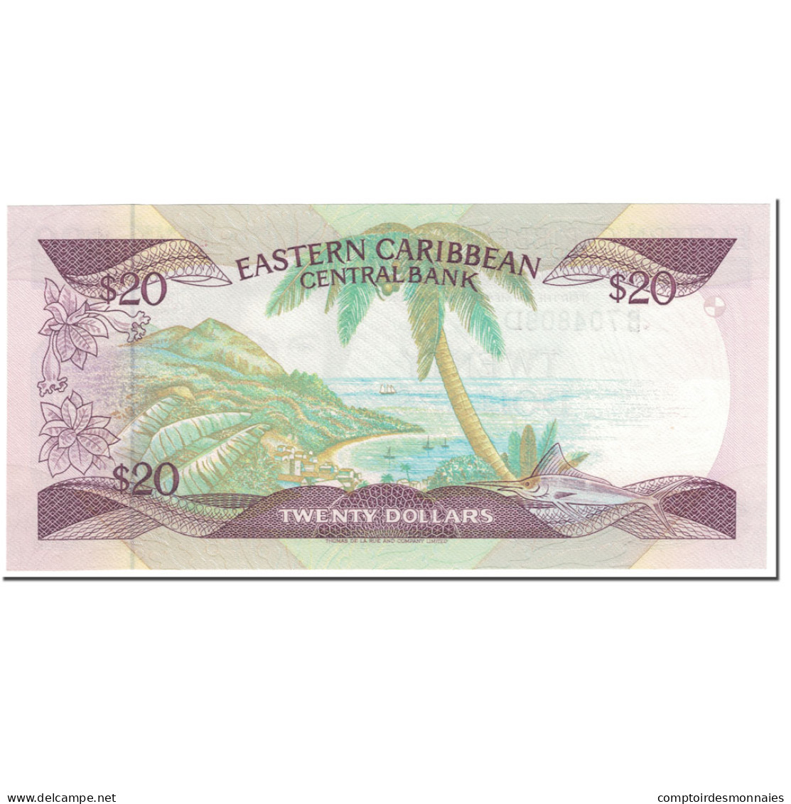 Billet, Etats Des Caraibes Orientales, 20 Dollars, 1988-93, Undated (1988-93) - Ostkaribik