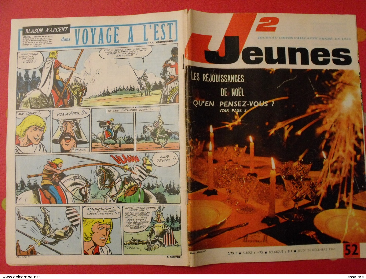 lot de 9 J2 Jeunes de 1964. n° 45 à 53. football inde delinx mouminoux brochard gloesner chery rigot. à redécouvrir