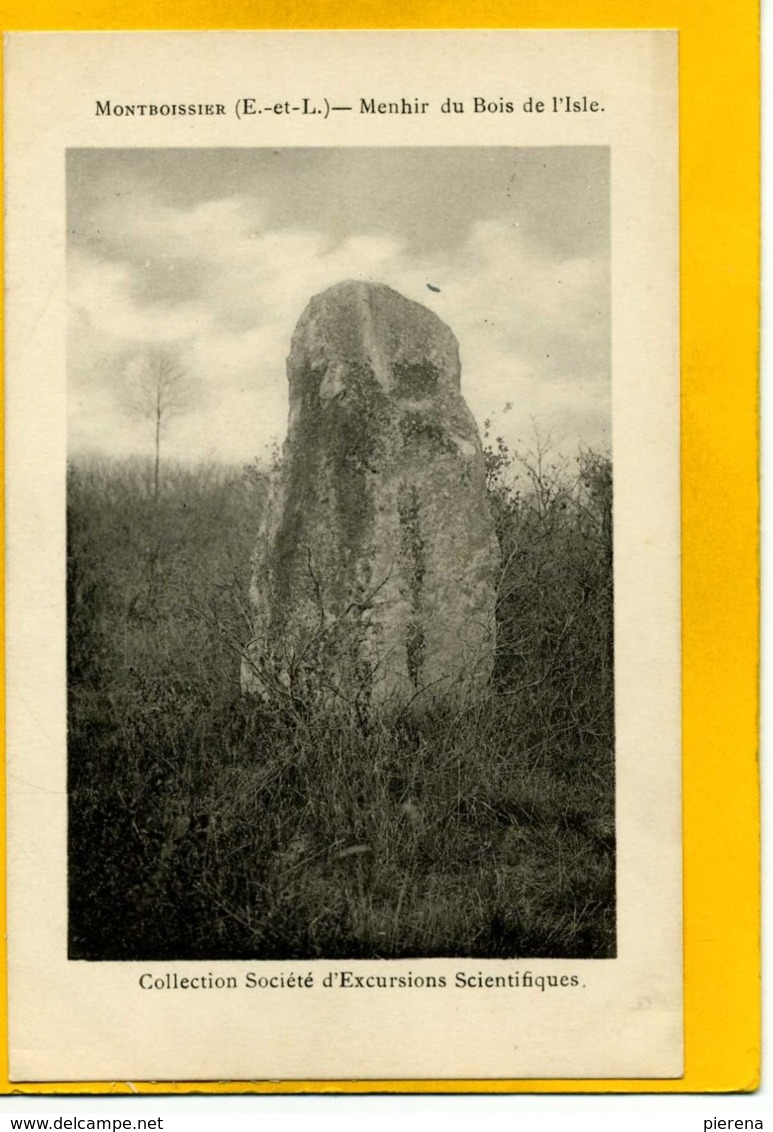 2826 - Montroissier - Menhir Du Bois De L'Île - Other & Unclassified