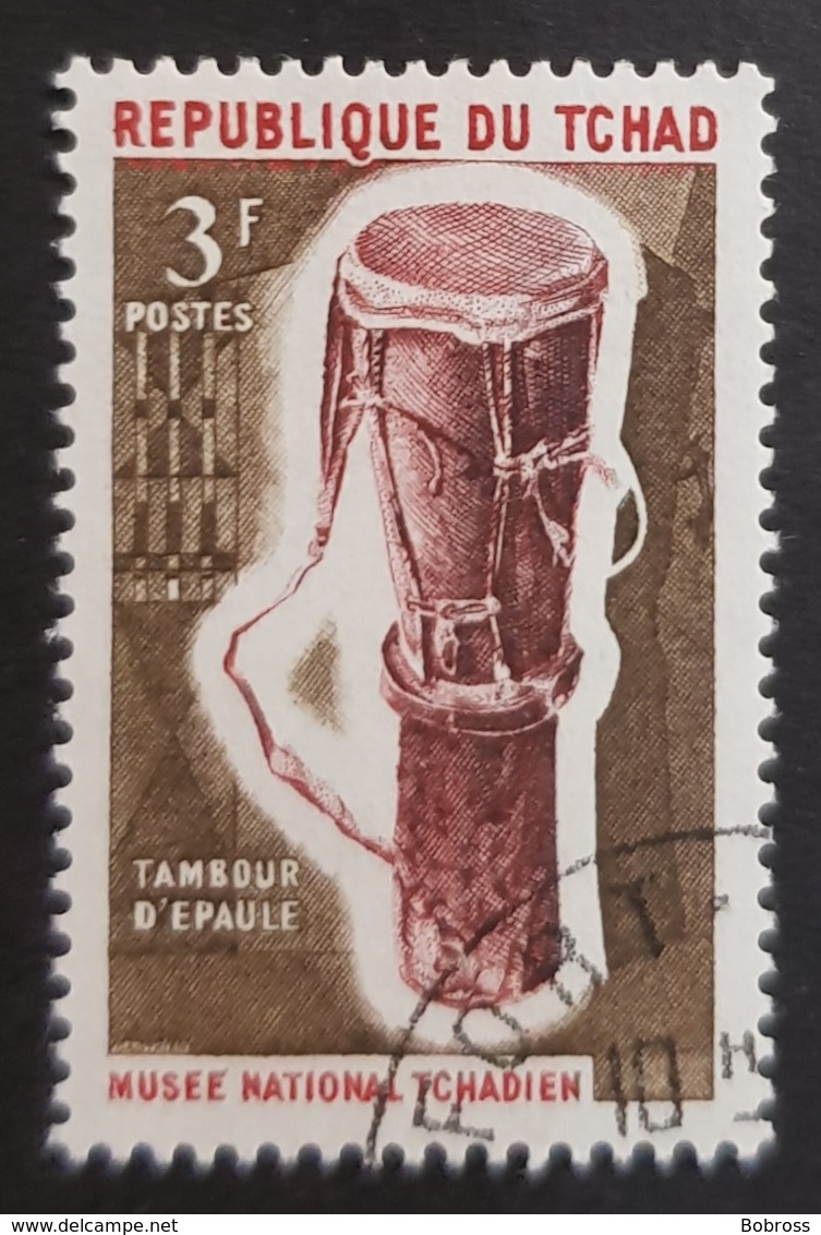 1965 Native Musicial Instruments, Protection, Republique Du Tchad, *, ** Or Used - Tsjaad (1960-...)